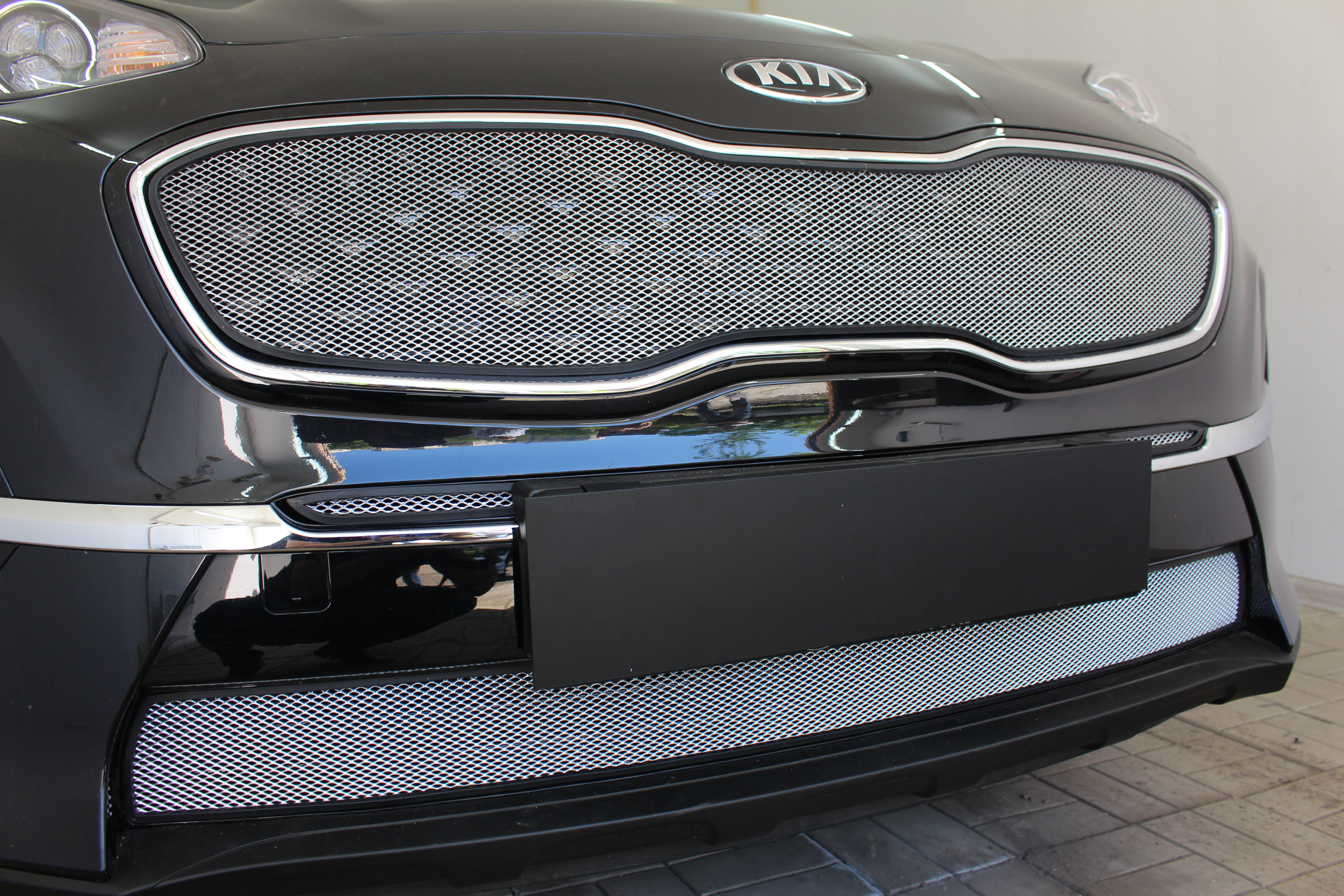 Защитная сетка радиатора центр для Kia Sportage IV Рестайлинг