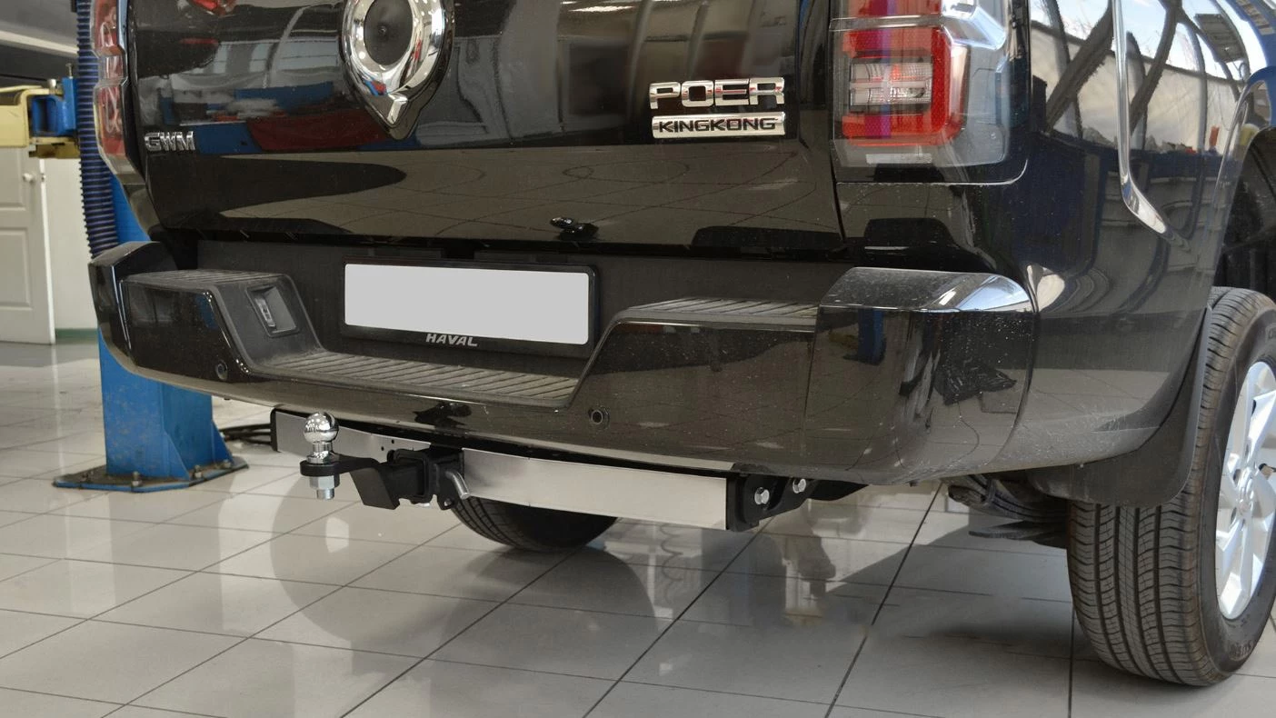 Фаркоп Pt group с типом шара E с нерж.накладкой для Great Wall Poer King Kong I