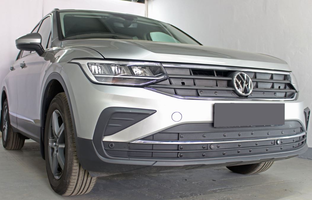 Зимняя заглушка радиатора к съемной сетке верх для Volkswagen Tiguan II Рестайлинг