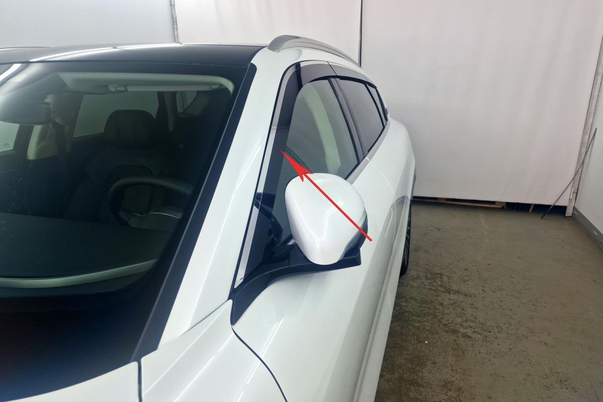 Дефлекторы окон 2D с хром накладками 6 шт. для Voyah Free I Рестайлинг