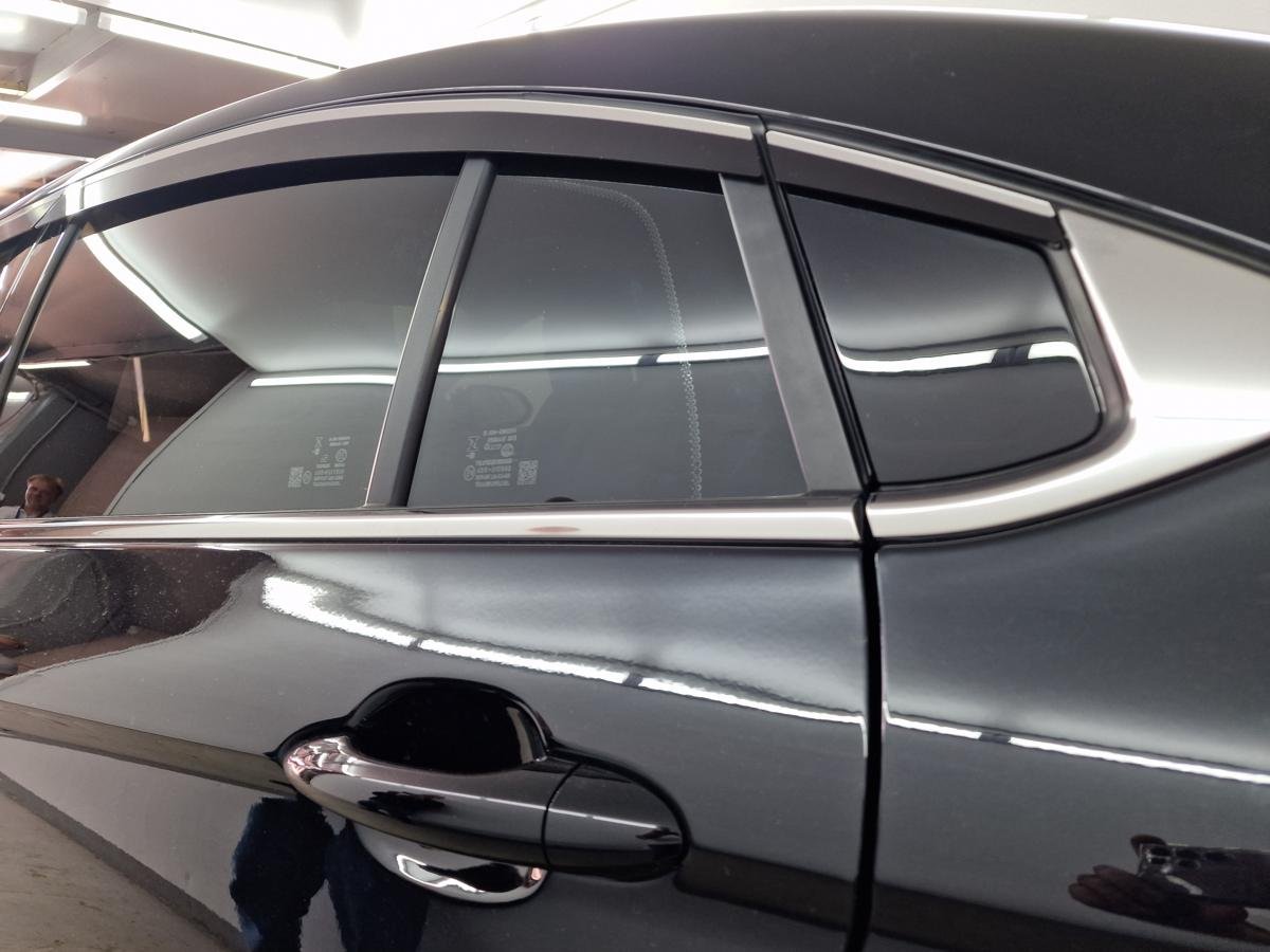 Дефлекторы окон с хром накладками 2D 8 шт. для Omoda S5 GT I