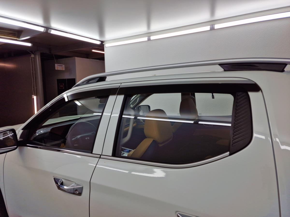 Дефлекторы окон с хром накладками 2D 4 шт для Changan HUNTER PLUS