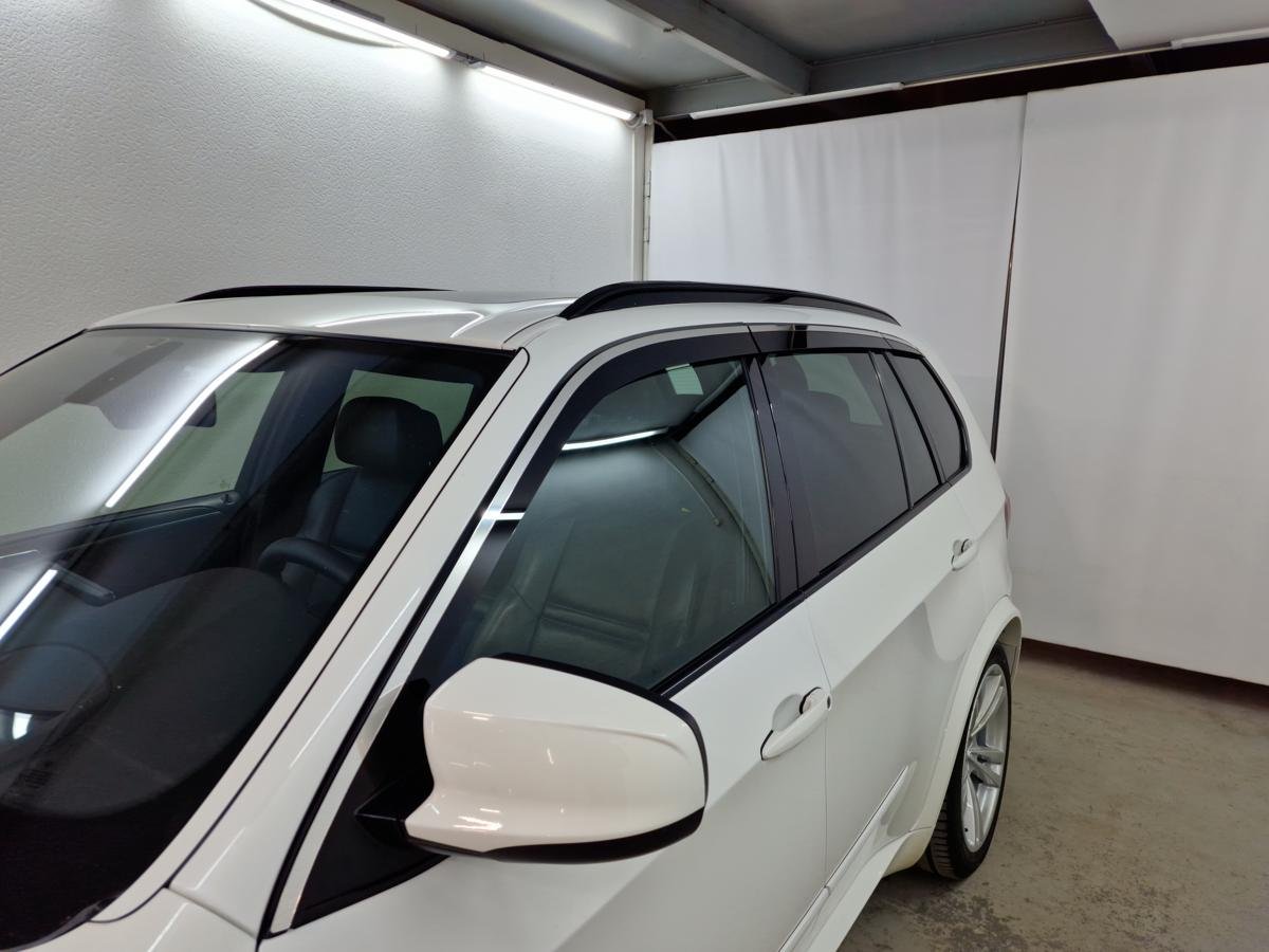 Дефлекторы окон с хром накладками 2D 6 шт для BMW X5 II (E70) Рестайлинг