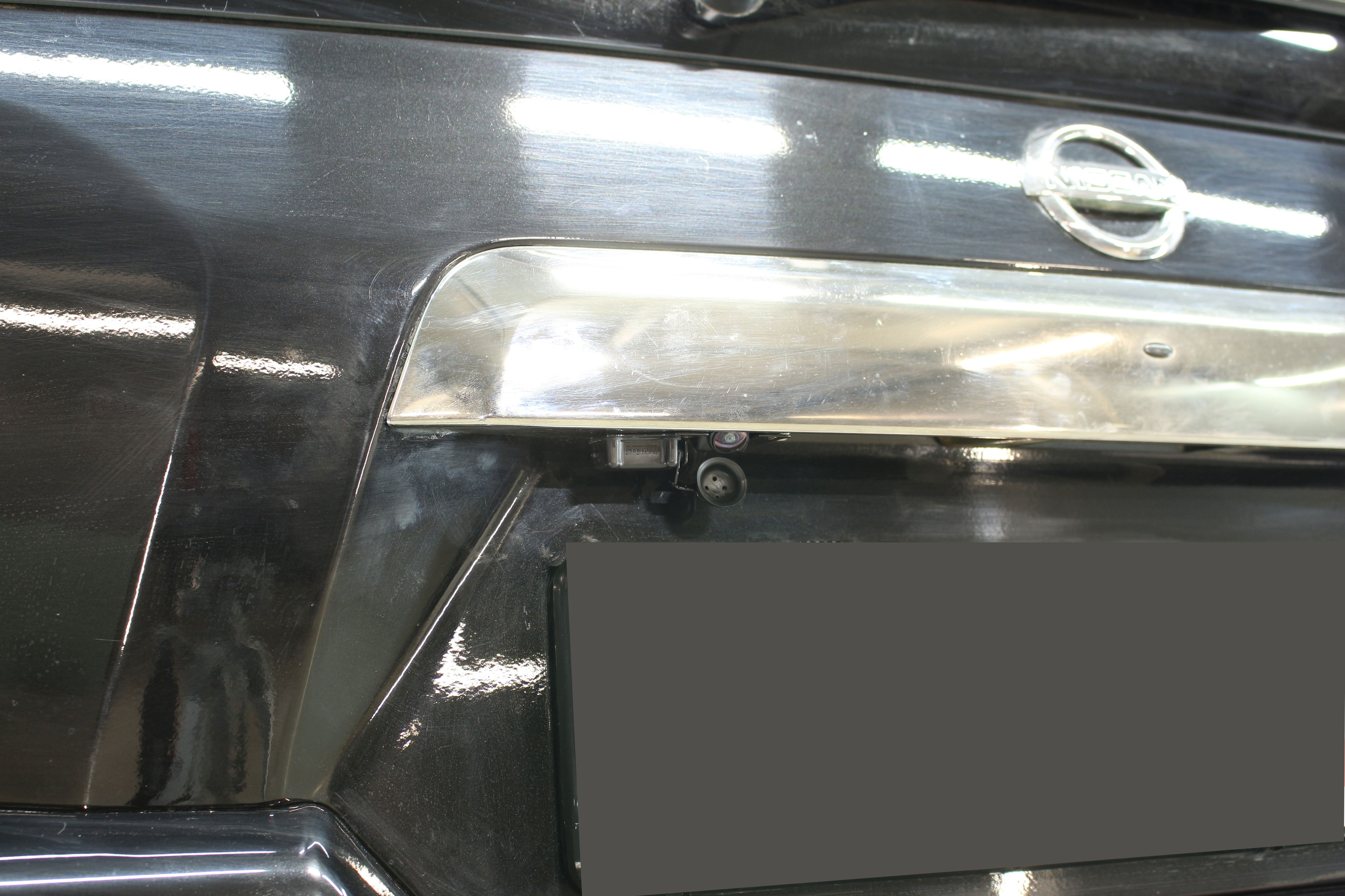 Защита камеры заднего вида (камера с системой 360) для Nissan X-Trail II Рестайлинг