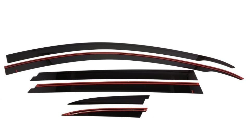 Дефлекторы окон 2D 6 шт (для кузова универсал) для Opel Insignia I Рестайлинг