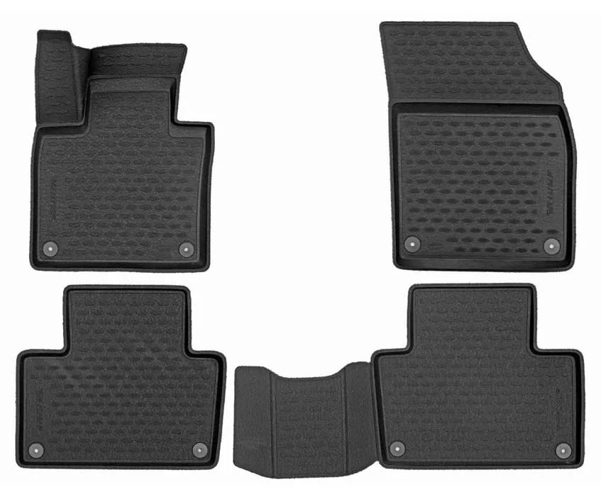 Коврики 3D в салон полиуретан 4шт для Volvo XC90 II Рестайлинг