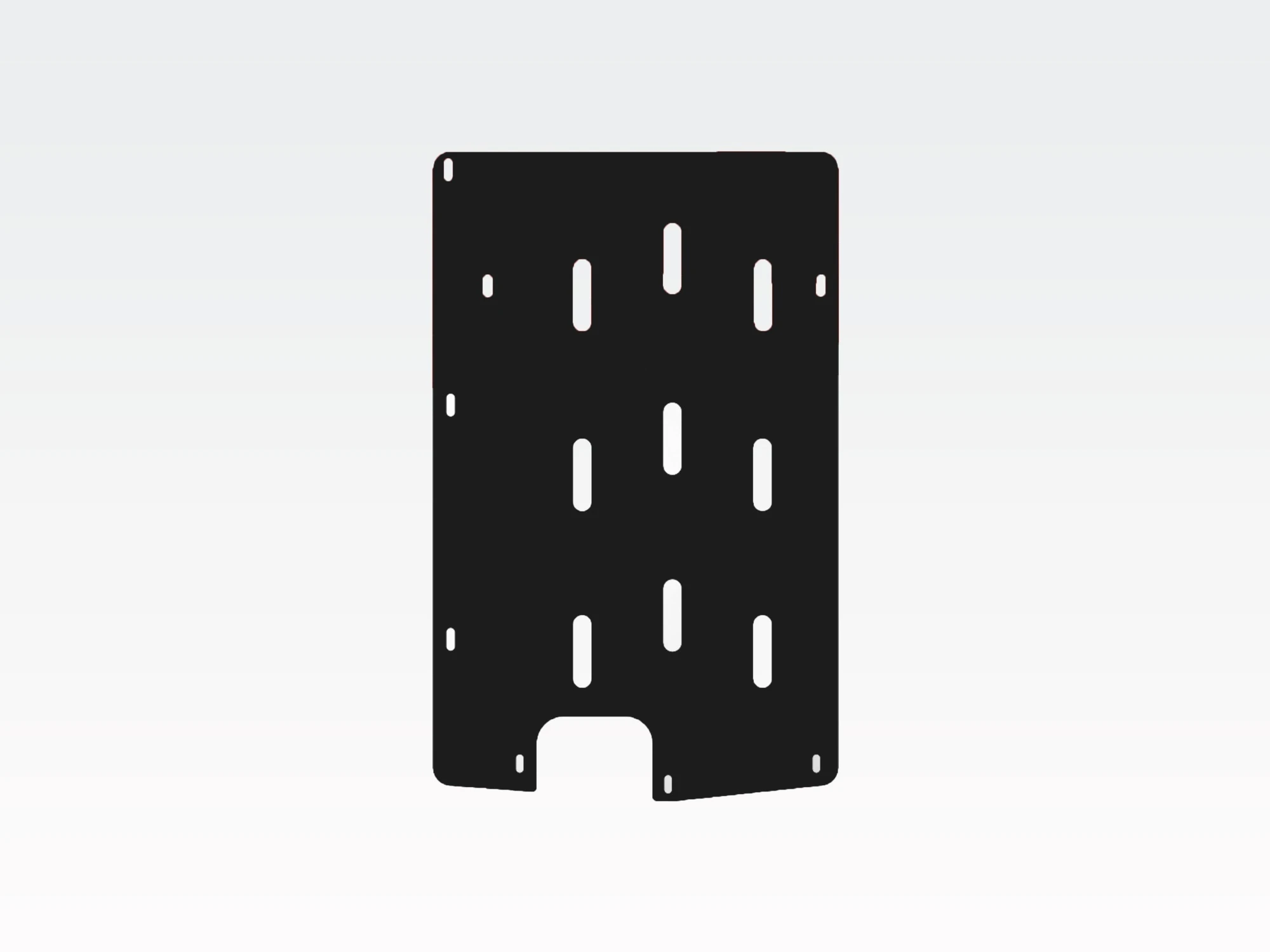 Защита АКПП для BMW X3 II (F25) Рестайлинг Черный