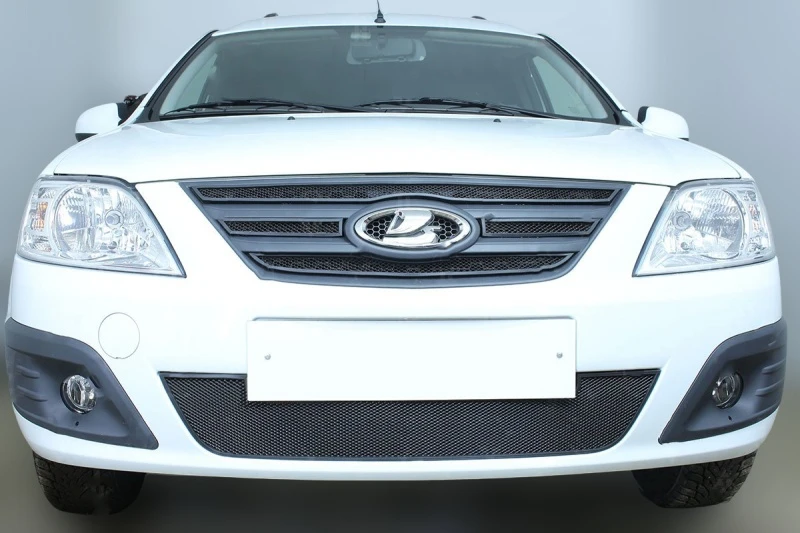 Комплект сеток black верх 2 части и низ для LADA (ВАЗ) Largus I Черный Стрелка 11 LLAR.top.black-LLAR.black