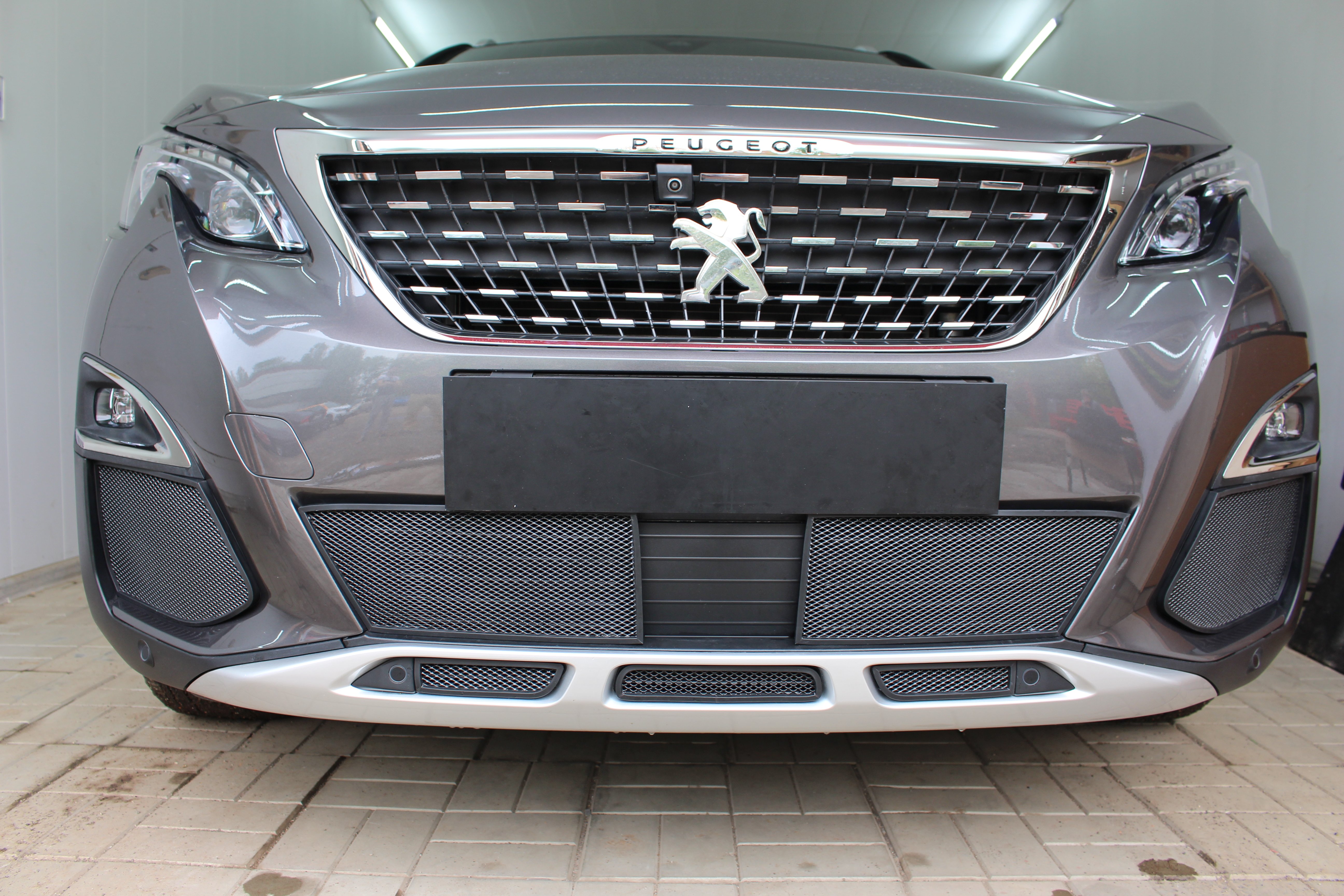 Защитная сетка радиатора боковые для Peugeot 3008 II