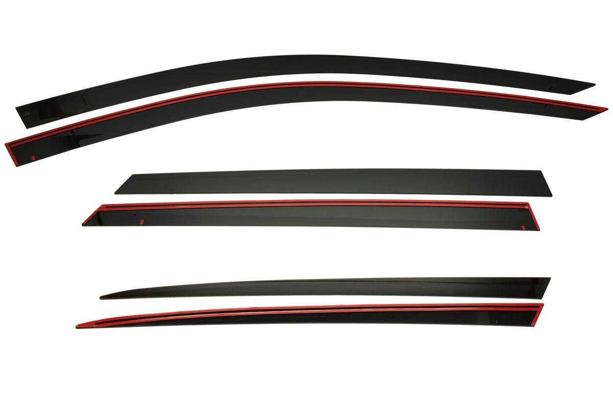 Дефлекторы окон 2D 6 шт для Hongqi E-HS9