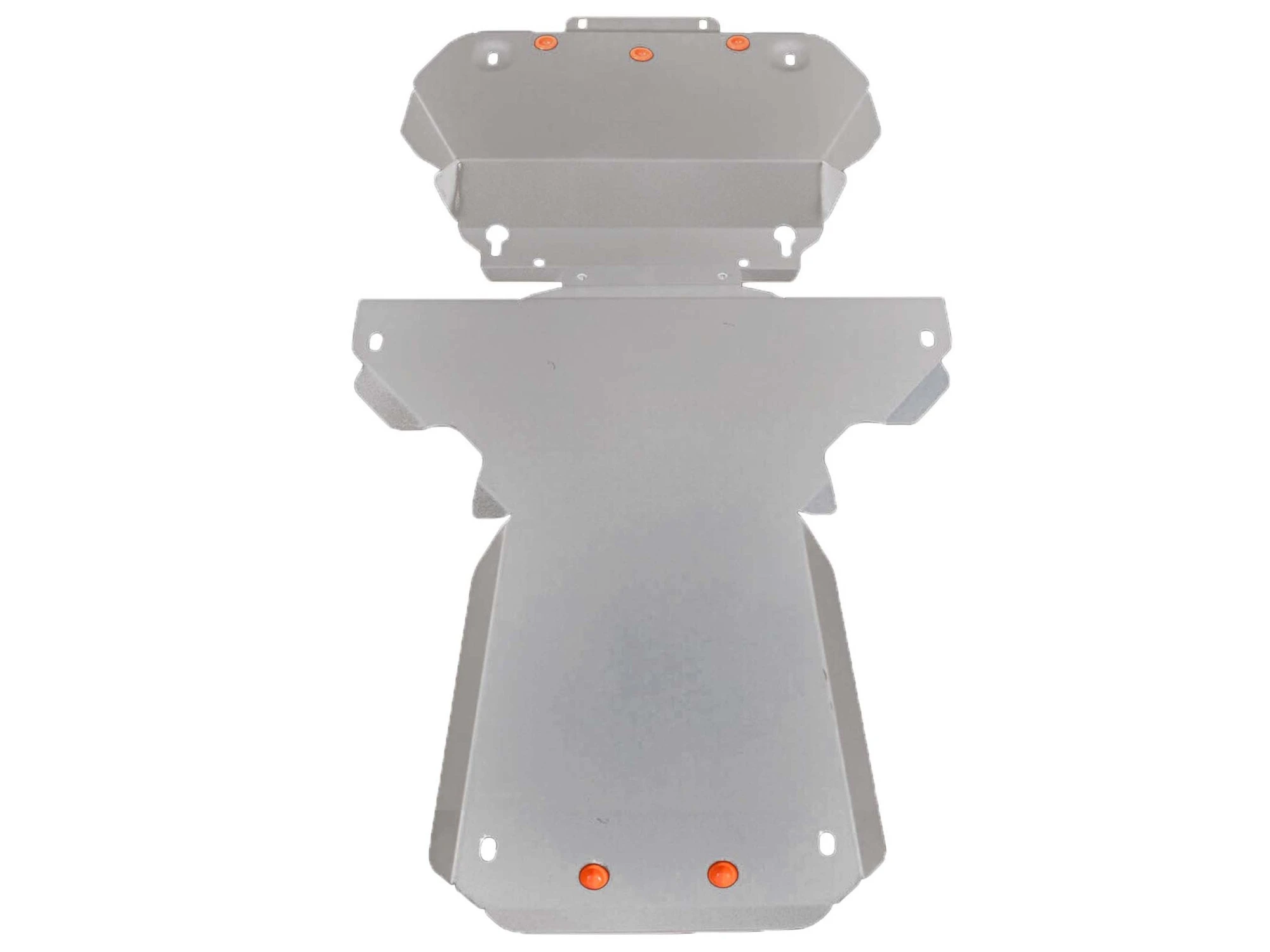 Защита картера и КПП (2 части) для Jaguar XJ IV (X351) Рестайлинг  Alfeco ALF4401AL4
