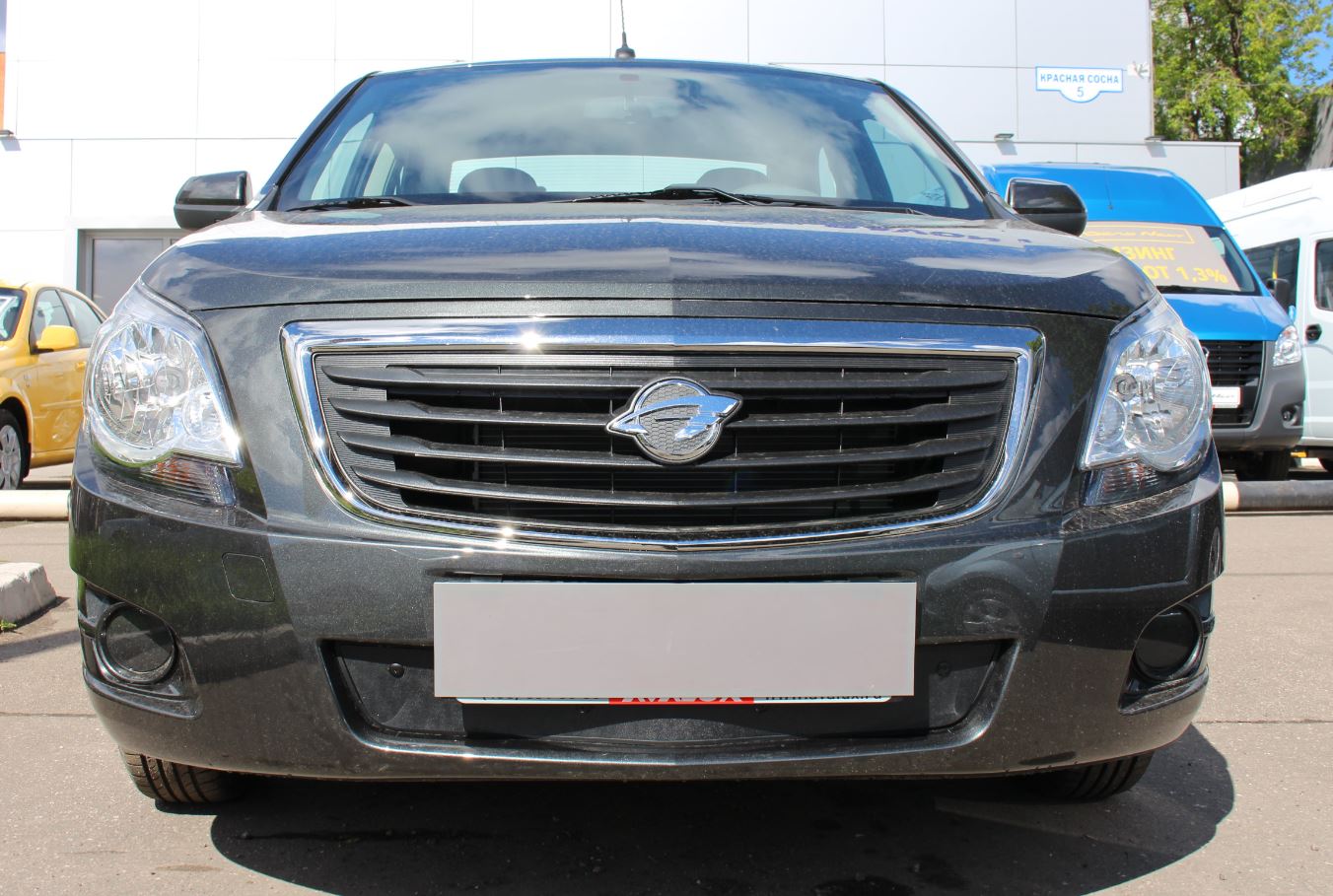 Зимняя заглушка радиатора к съемной сетке низ для Chevrolet Cobalt II