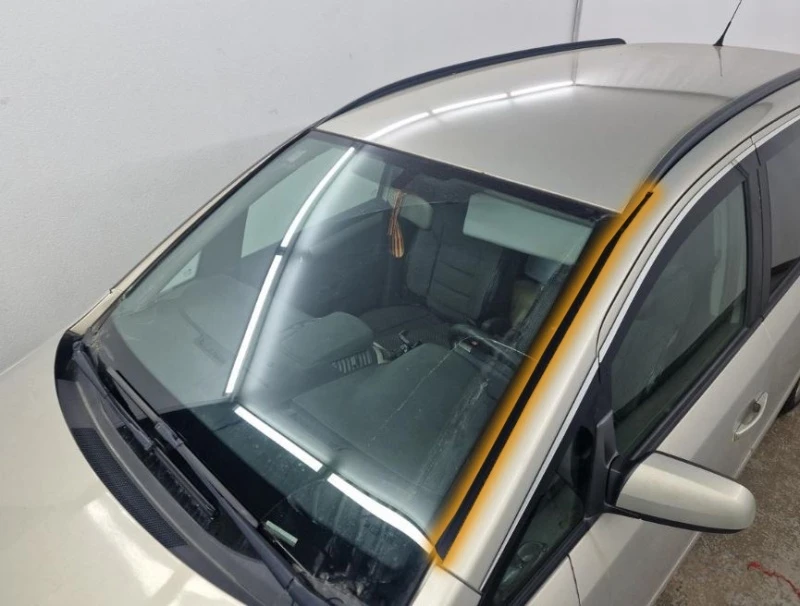 Водосток лобового стекла Премиум для Opel Zafira B Черный Стрелка 11 VP.227