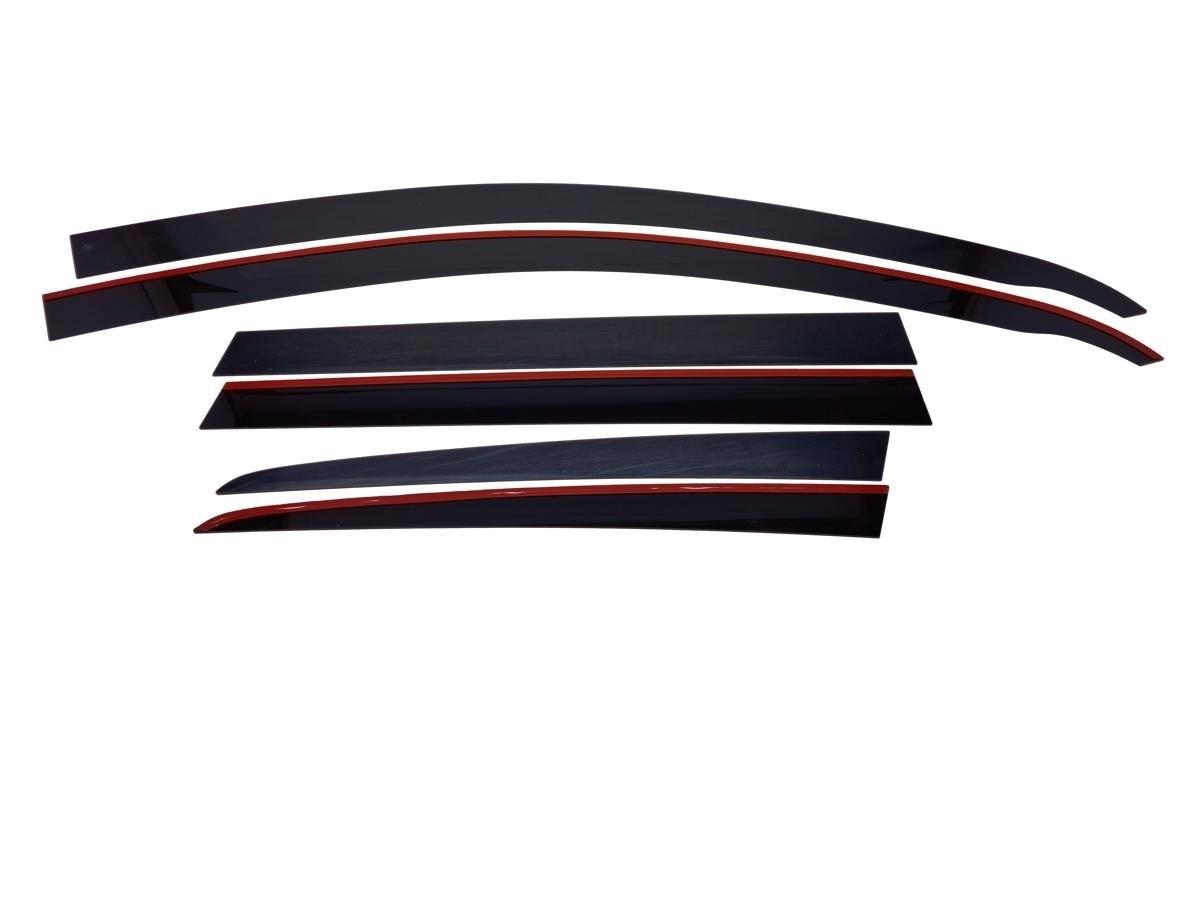 Дефлекторы окон 2D 6 шт. для Volkswagen Passat B7