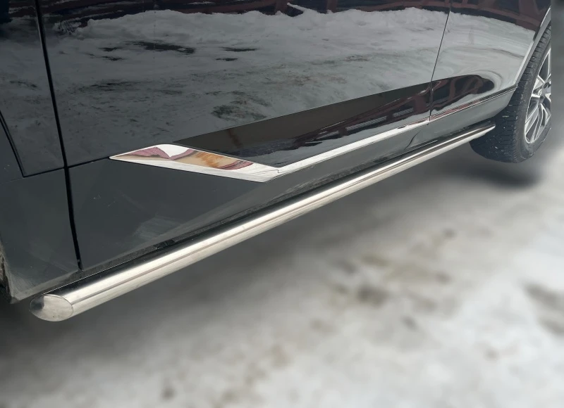 Пороги труба d53 мм для GAC GS8 II Рестайлинг  Юко GAC.GS8.25.32