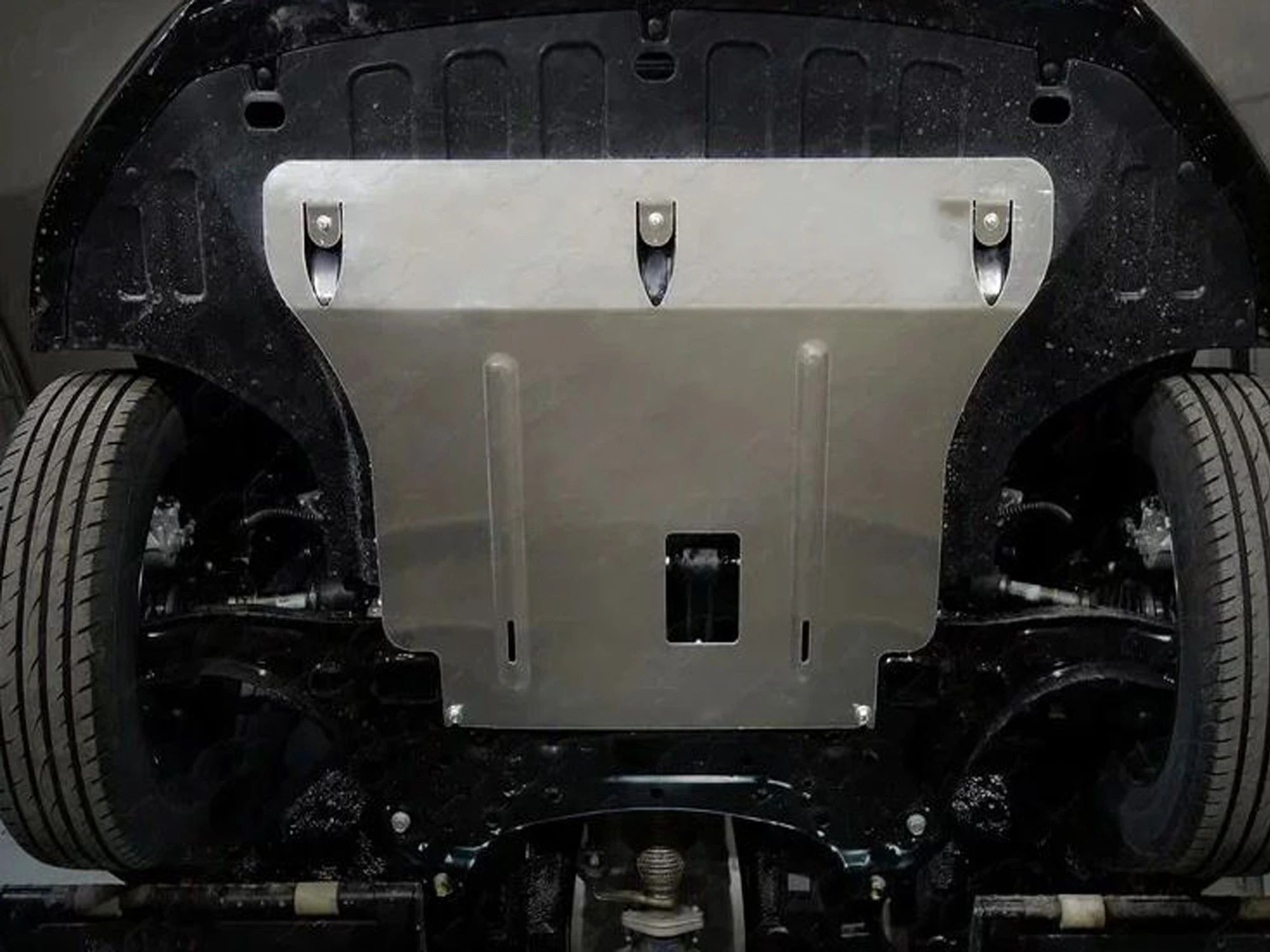 Защита картера и КПП для Hyundai Solaris II Рестайлинг  ТСС ZKTCC00285
