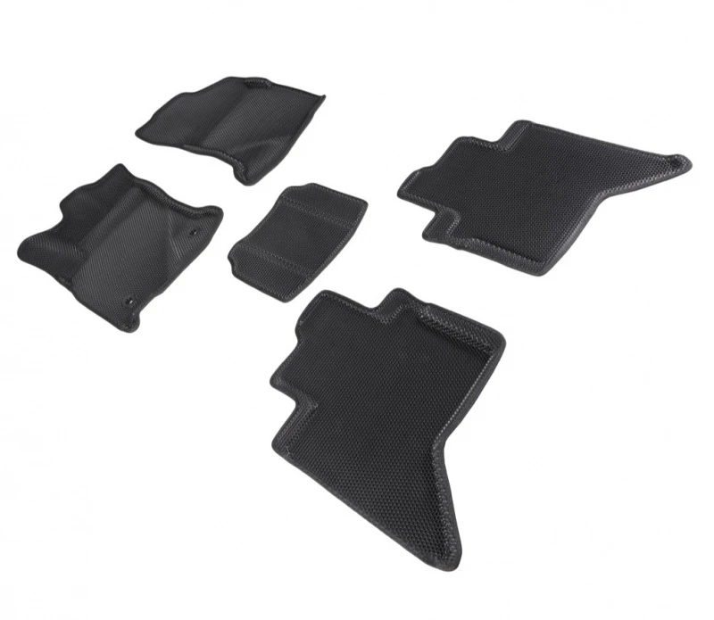 Коврики 3D EVA "СОТА" для Toyota Hilux VIII Черный Seintex 95446