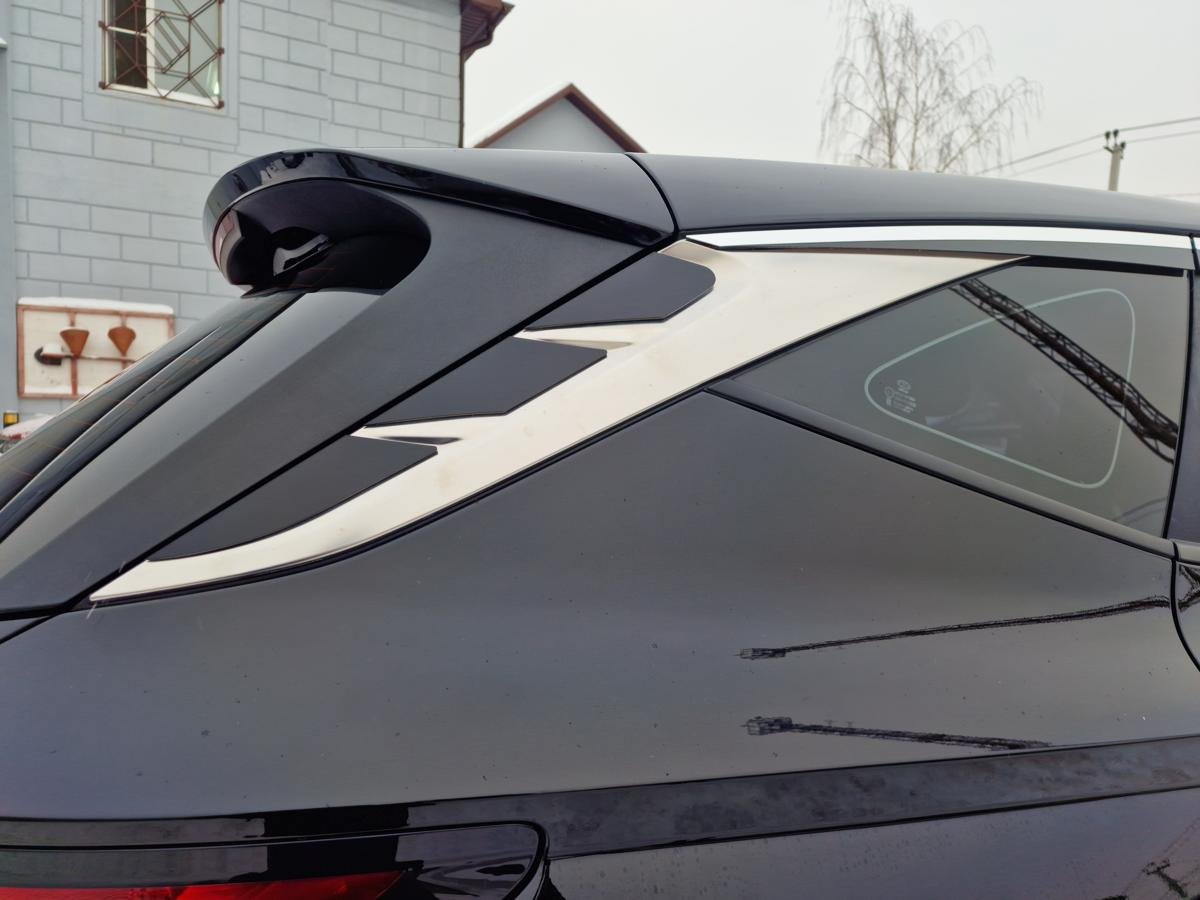 Дефлекторы окон с хром накладками 2D 6 шт для Hyundai Tucson IV