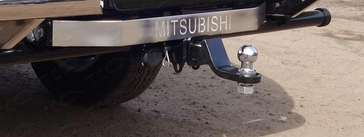 Фаркоп с типом шара Е нерж. для Mitsubishi L200 V Рестайлинг  ТСС TCU00012N