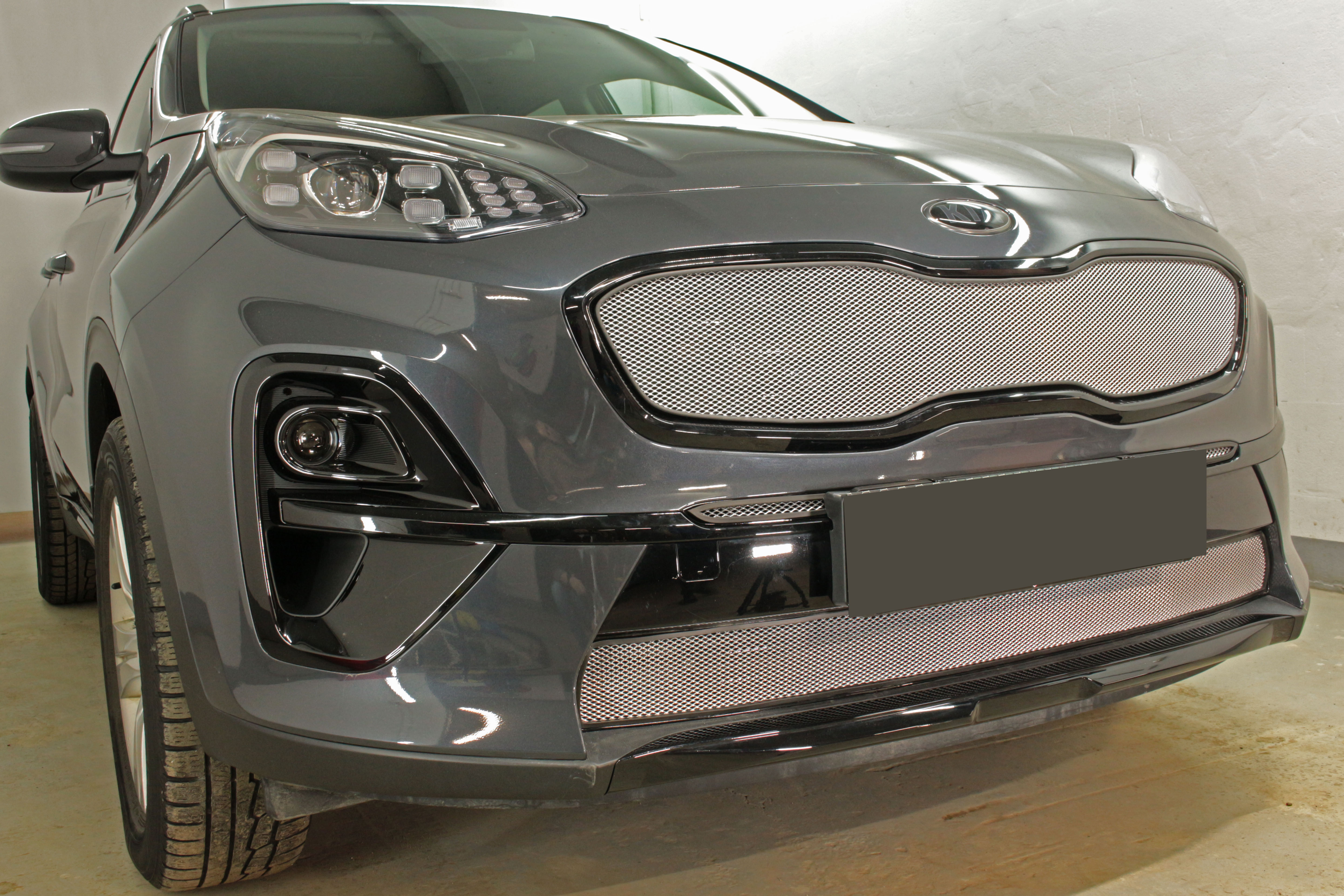 Защитная сетка радиатора верх для Kia Sportage IV Рестайлинг