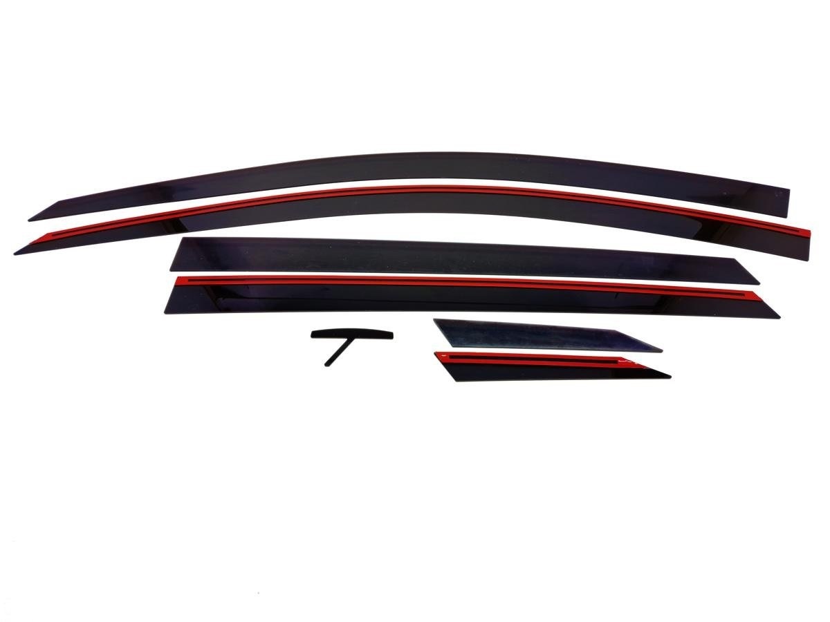 Дефлекторы окон 2D 6 шт для Changan UNI-T I Рестайлинг