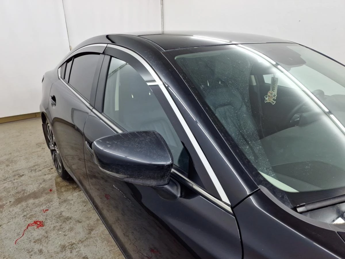 Дефлекторы окон 2D с хром накладками 6 шт. для Mazda 6 III (GJ) Рестайлинг 2