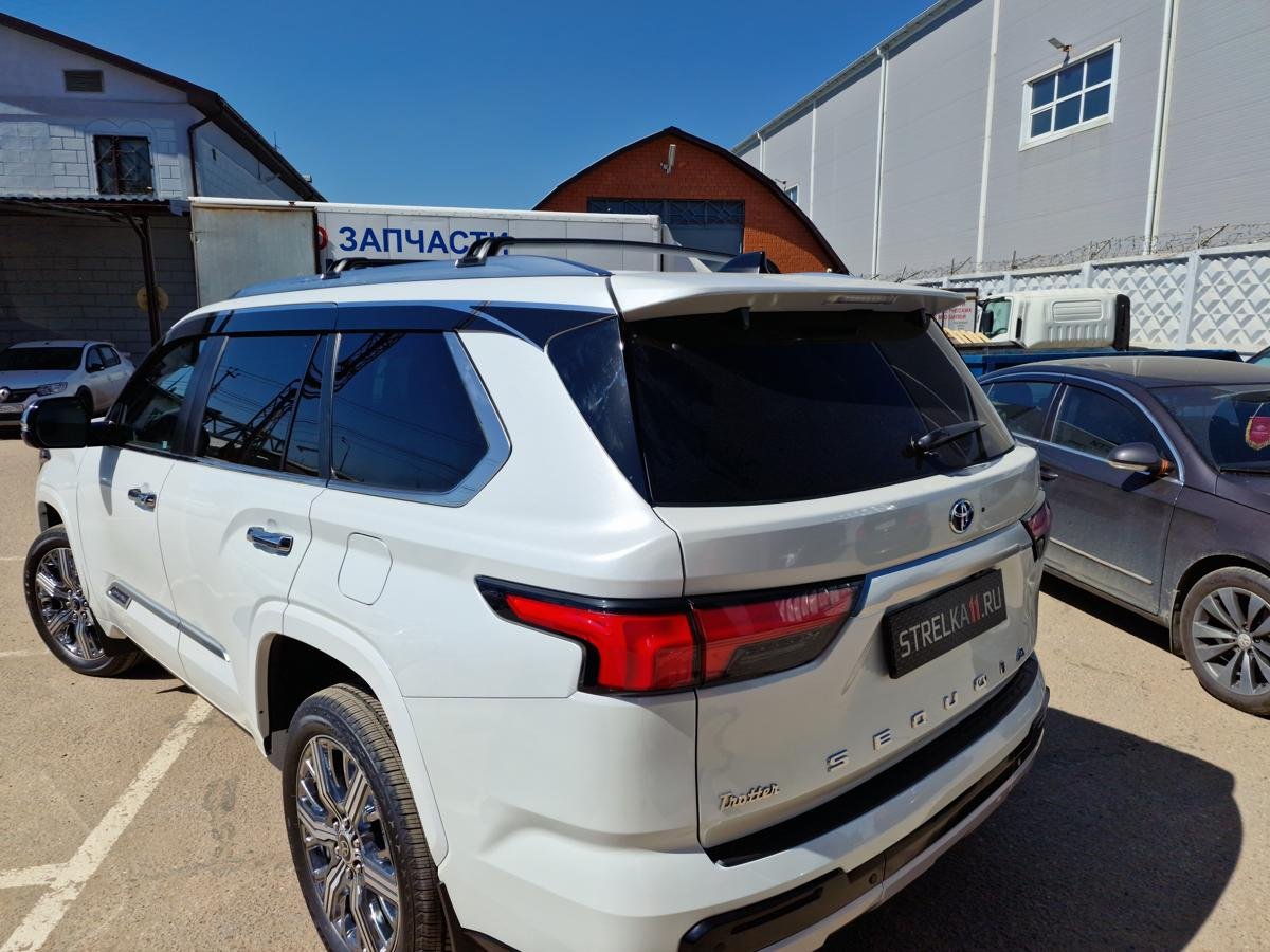 Дефлекторы окон 2D 6 шт. для Toyota Sequoia II Рестайлинг