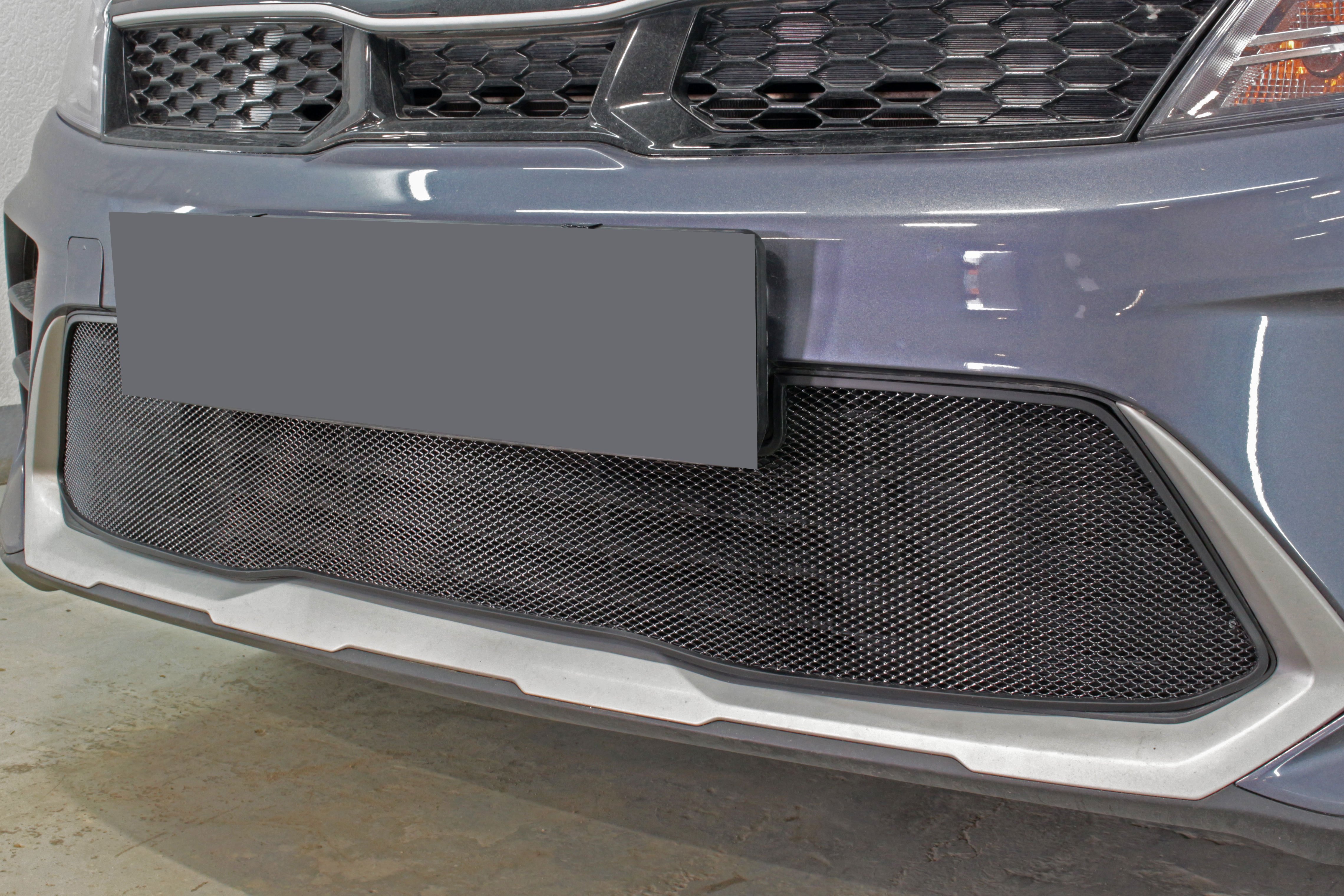 Защитная сетка радиатора низ для Kia Rio X (X-Line) I Рестайлинг