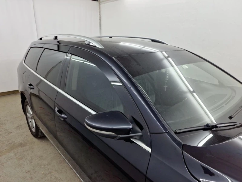Дефлекторы окон 2D 6 шт. для Volkswagen Passat B7 Черный Стрелка 11 2D308-6.S11
