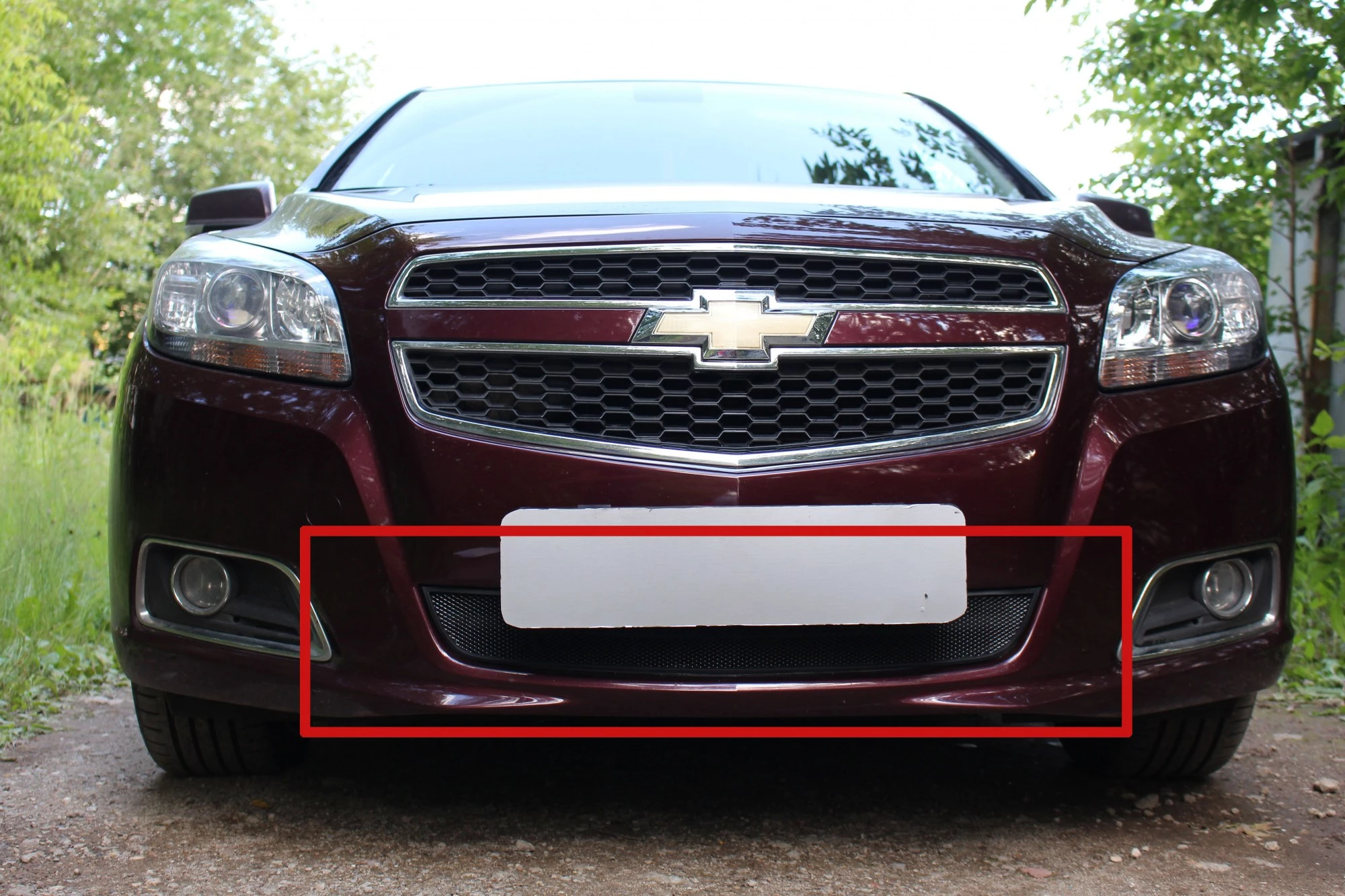 Защитная сетка радиатора низ для Chevrolet Malibu VIII