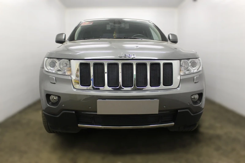 Комплект сеток black верх и низ для Jeep Grand Cherokee IV (WK2) Черный Стрелка 11 JGCH10.top.black-JGCH10.bot.black