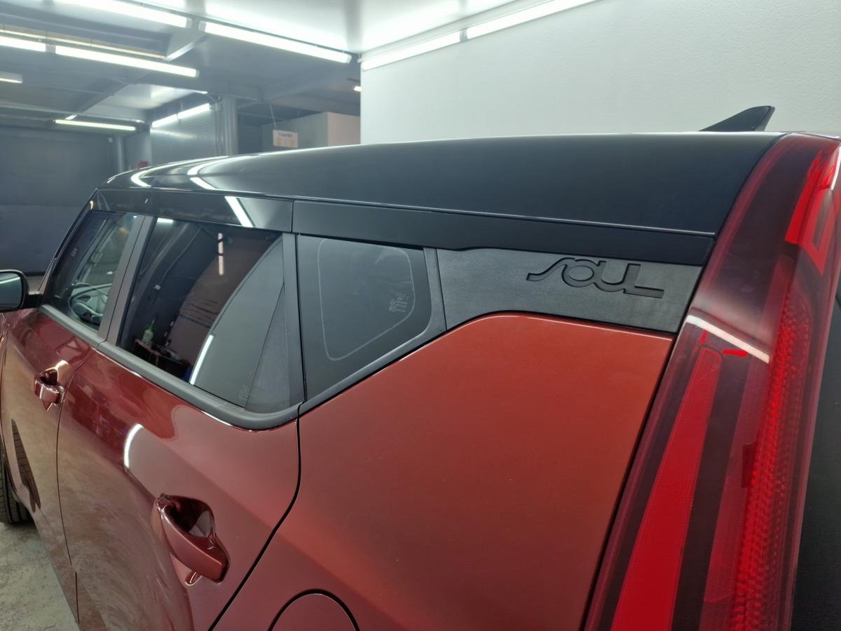 Дефлекторы окон 2D 6 шт для Kia Soul III