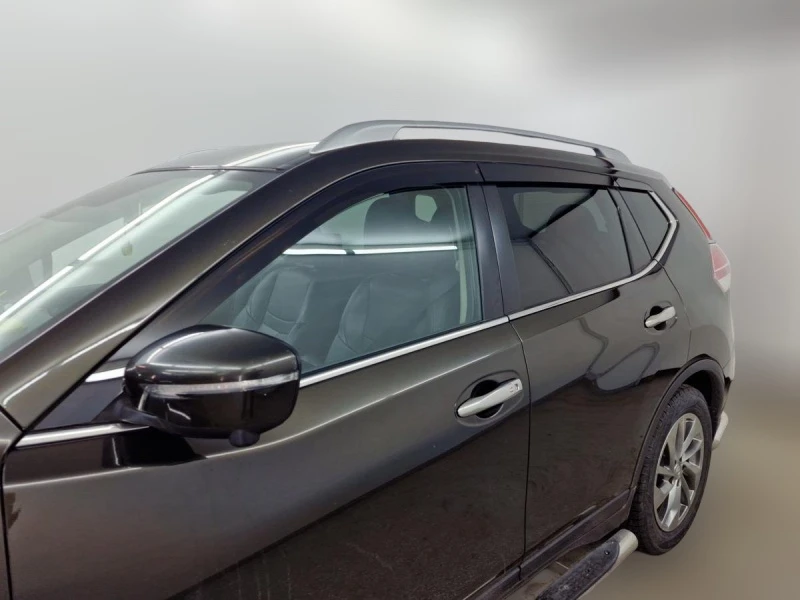 Дефлекторы окон 2D 6 шт для Nissan X-Trail III Черные Стрелка 11 2D176-6.S11
