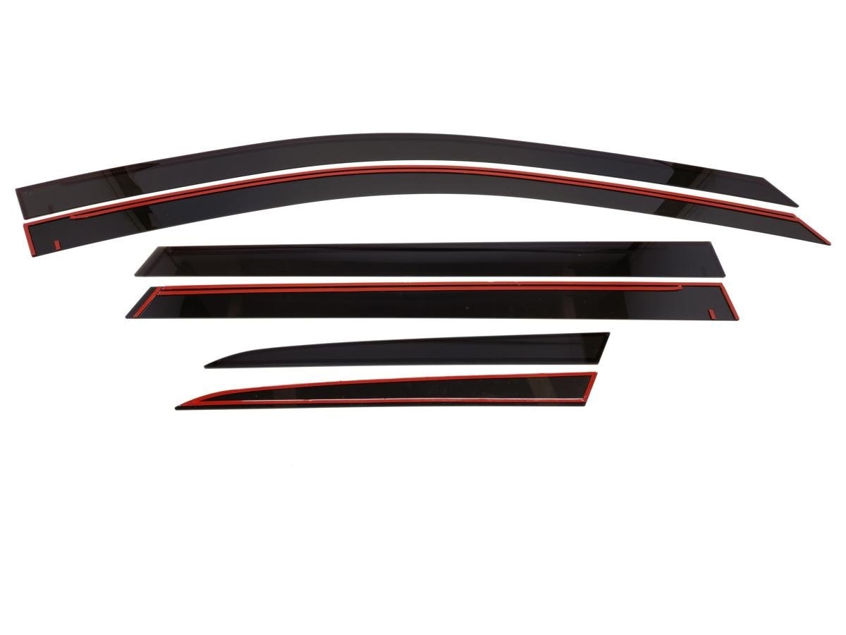 Дефлекторы окон 2D 6 шт для Peugeot 5008 II