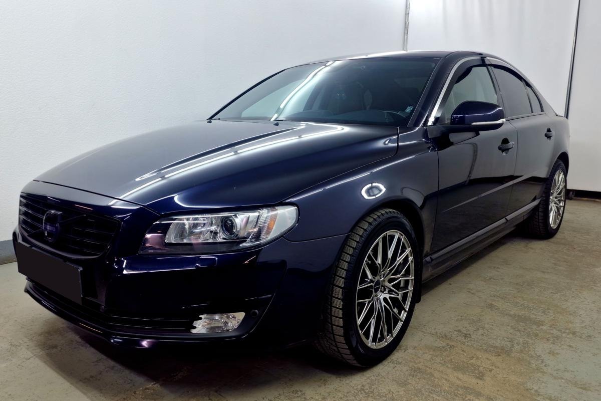 Дефлекторы окон 2D с хром накладками 4 шт. для Volvo S80 II Рестайлинг 2