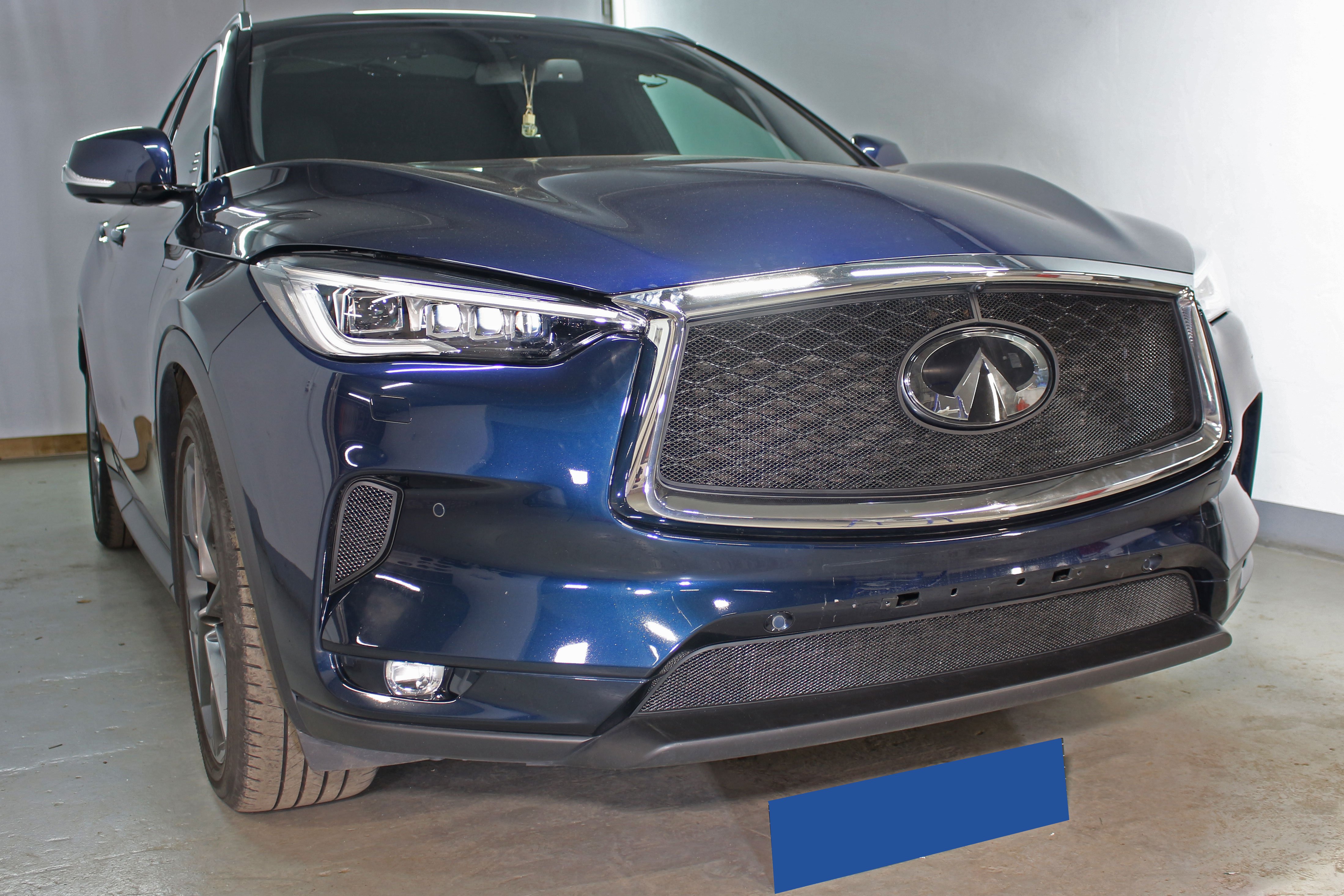 Защитная сетка радиатора верх для Infiniti QX50 II