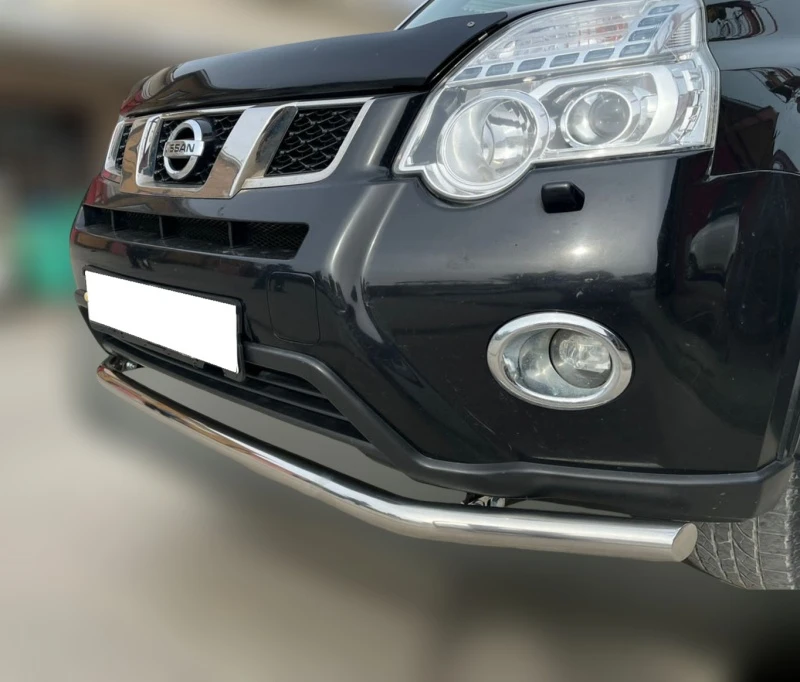 Защита переднего бампера d60 мм для Nissan X-Trail II Рестайлинг  Юко NXT.10.02
