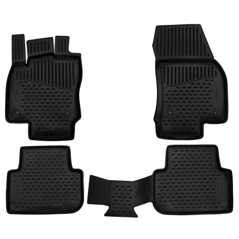 Коврики в салон полиуретан 4шт для Volkswagen Tiguan II Черный FORMAT FORMAT.5154210k