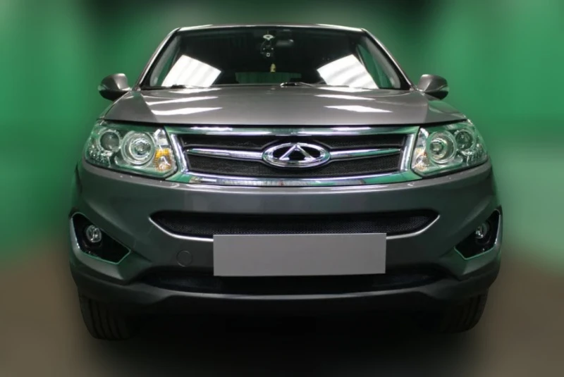 Комплект сеток black верх и низ для Chery Tiggo 5 I Черный Стрелка 11 CHTIG5.top.black-CHTIG5.bot.black