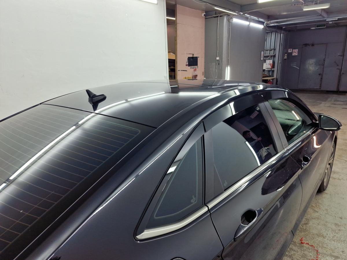 Дефлекторы окон 2D 6 шт. под наклоном для Volkswagen Jetta VII Рестайлинг