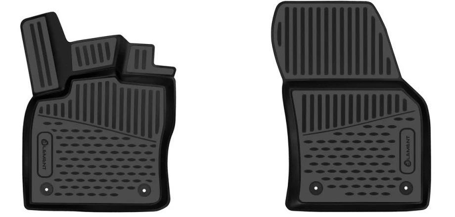 Коврики 3D в салон полиуретан 2шт для Mercedes-Benz Sprinter Classic (W909) I