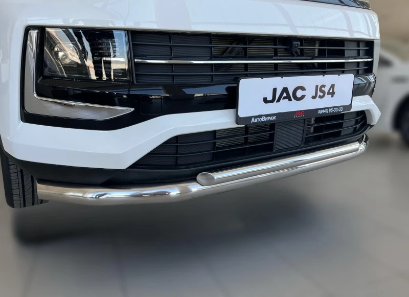 Защита переднего бампера двойная d60/42 мм для JAC JS4 I  Юко JAC.JS4.22.03