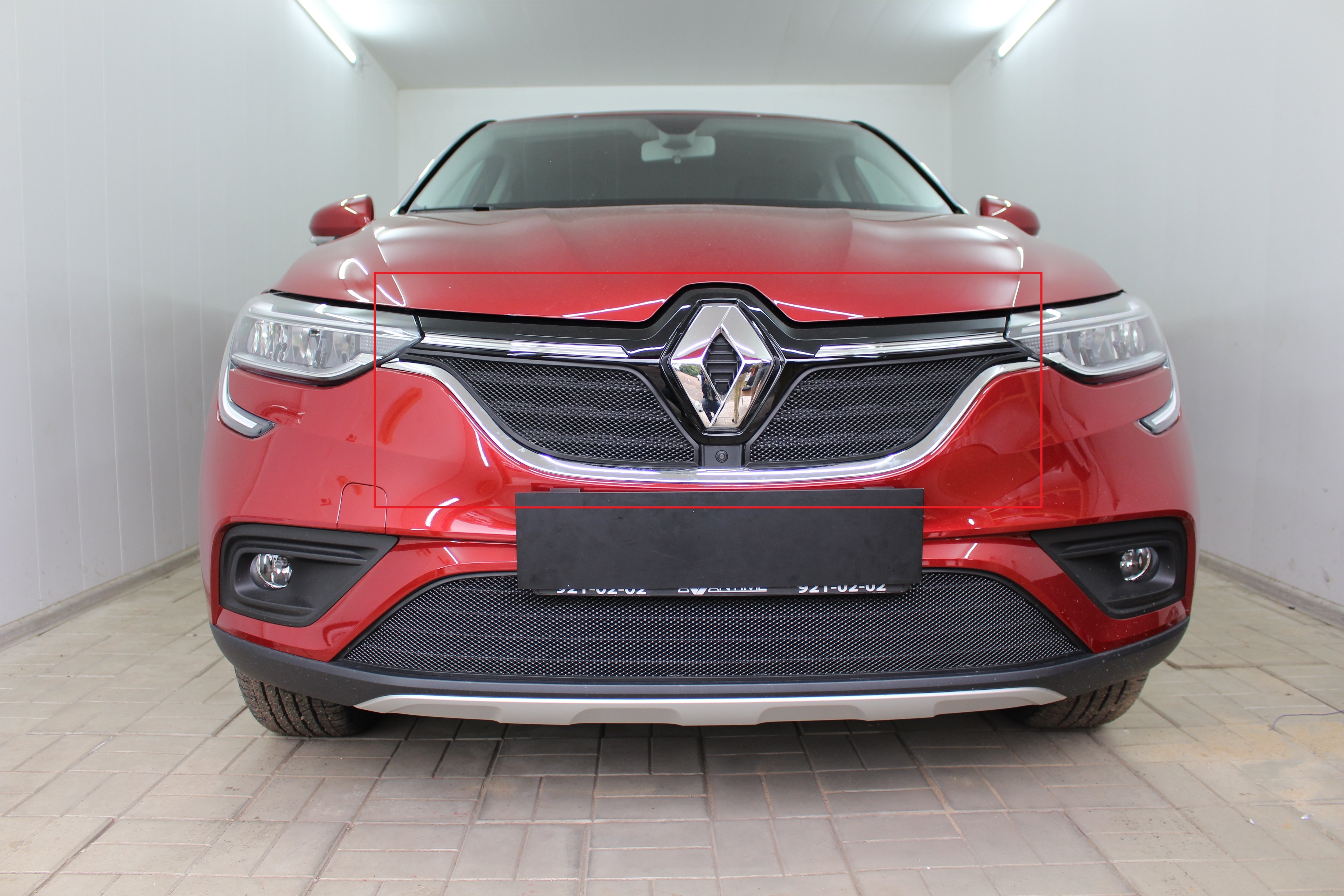 Защитная сетка радиатора верх 2 части для Renault Arkana I