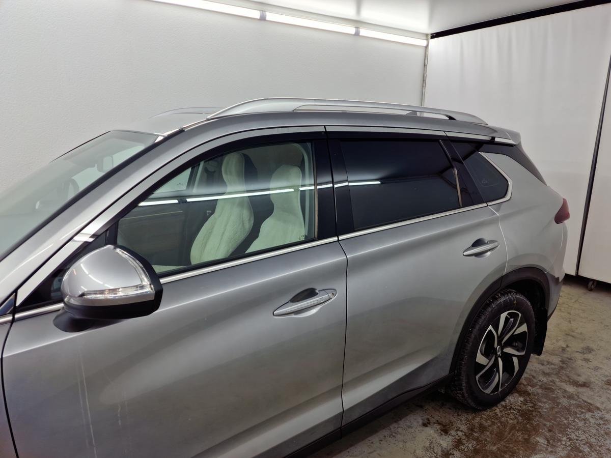 Дефлекторы окон с хром накладками 2D 6 шт для GAC GS5 I