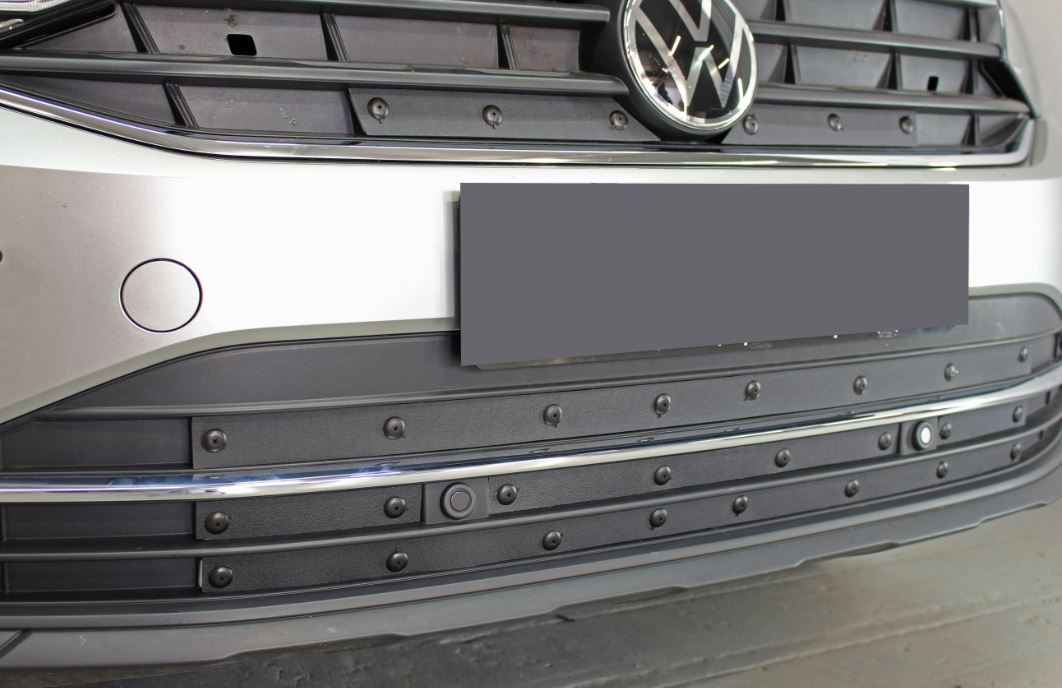 Зимняя заглушка радиатора к съемной сетке верх для Volkswagen Tiguan II Рестайлинг