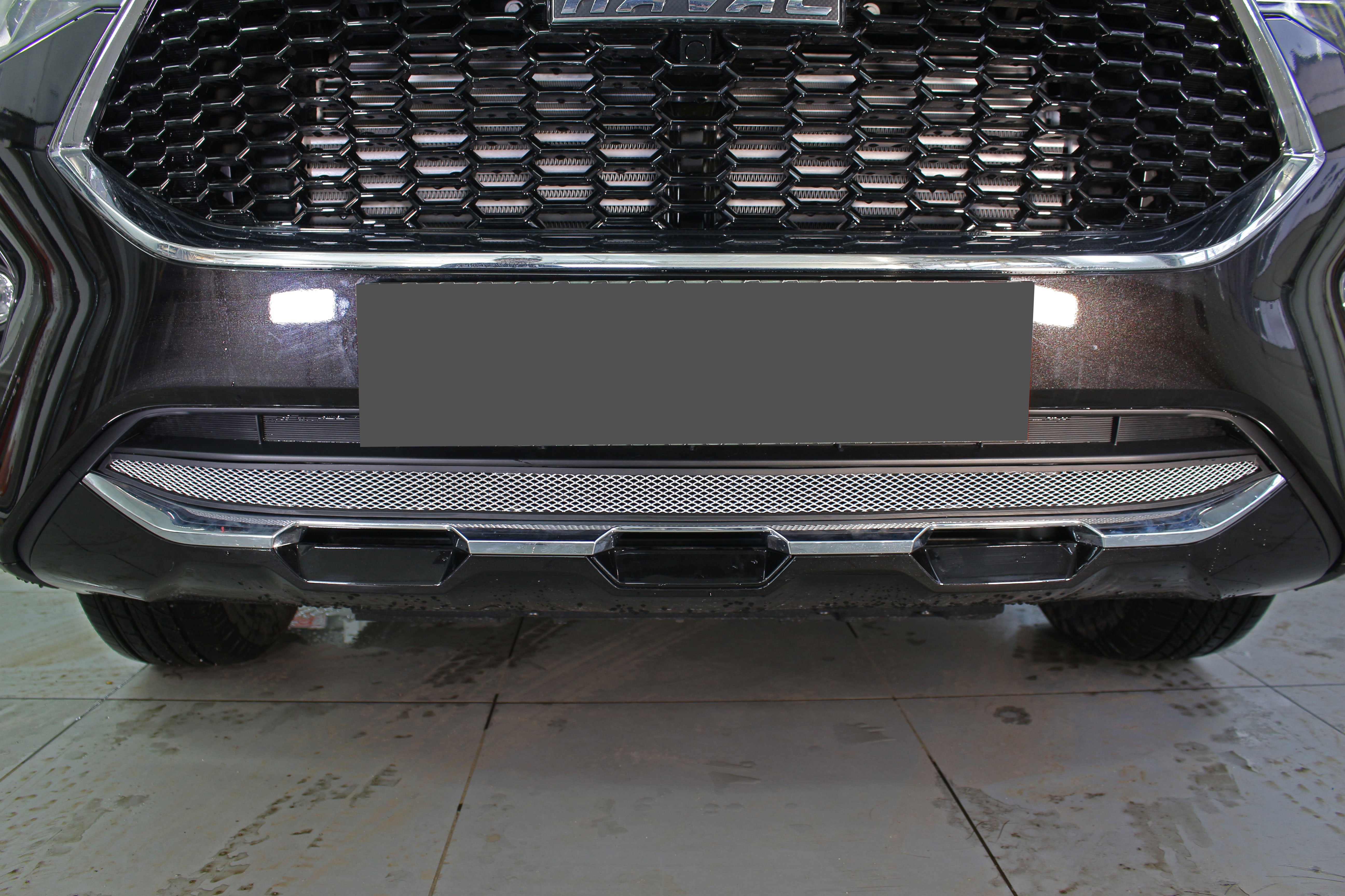 Защитная сетка радиатора низ для Haval F7x I