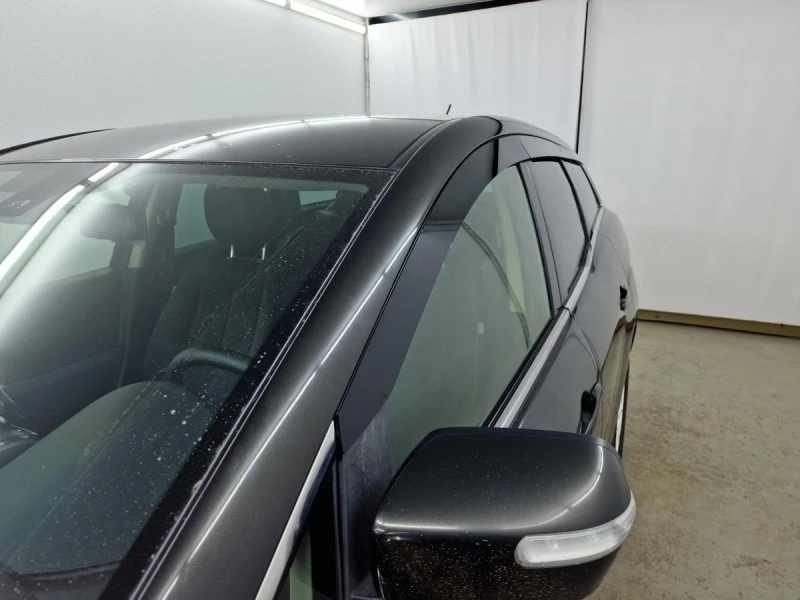 Дефлекторы окон 2D 6 шт. для Mazda CX-7 I Рестайлинг Черный Стрелка 11 2D307-6.S11