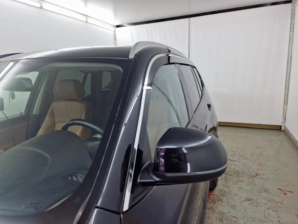 Дефлекторы окон 2D с хром накладками 6 шт. под наклоном для BMW X3 II (F25)