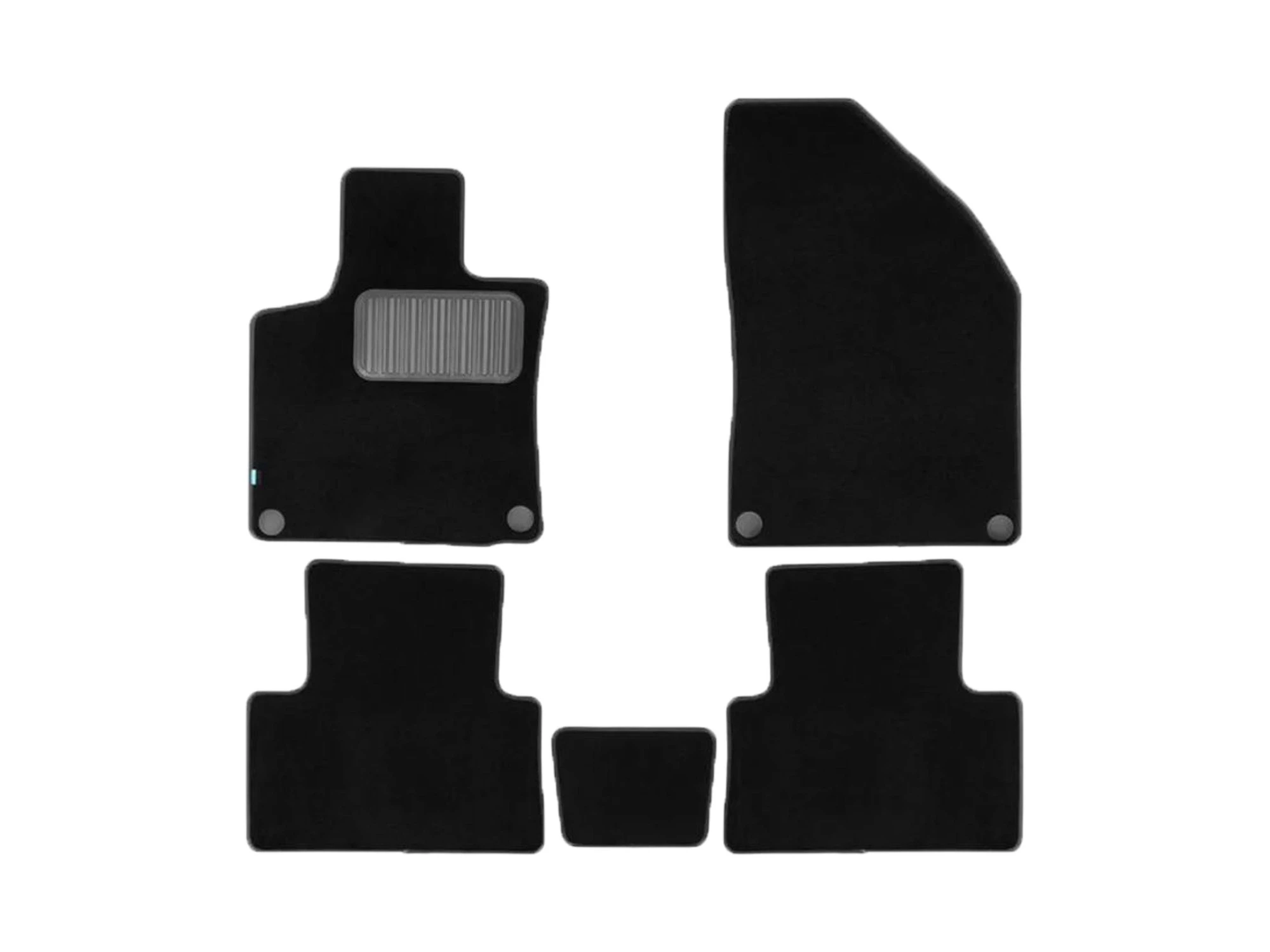 Коврики в салон текстиль Klever Premium 5 шт для Geely Coolray I Рестайлинг Черный Klever KLEVER05.A58983.110kh