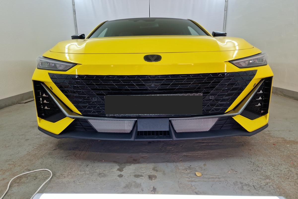 Защитная сетка радиатора низ 2 части для Changan UNI-V